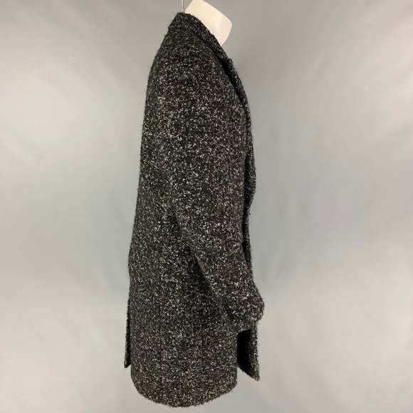 PS by PAUL SMITH Black Grey Tweed Wool Blend Coat - Picture 2 of 7